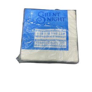 Vintage American Greetings Christmas Silent Night Luncheon Napkins nip